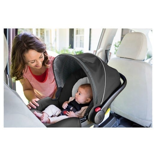SNUGRIDE CLICK CONNECT 30 INFANT CAR SEAT WITH BASE ~ GLACIER