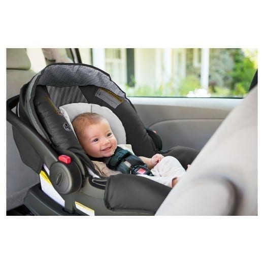 SNUGRIDE CLICK CONNECT 30 INFANT CAR SEAT WITH BASE ~ GLACIER