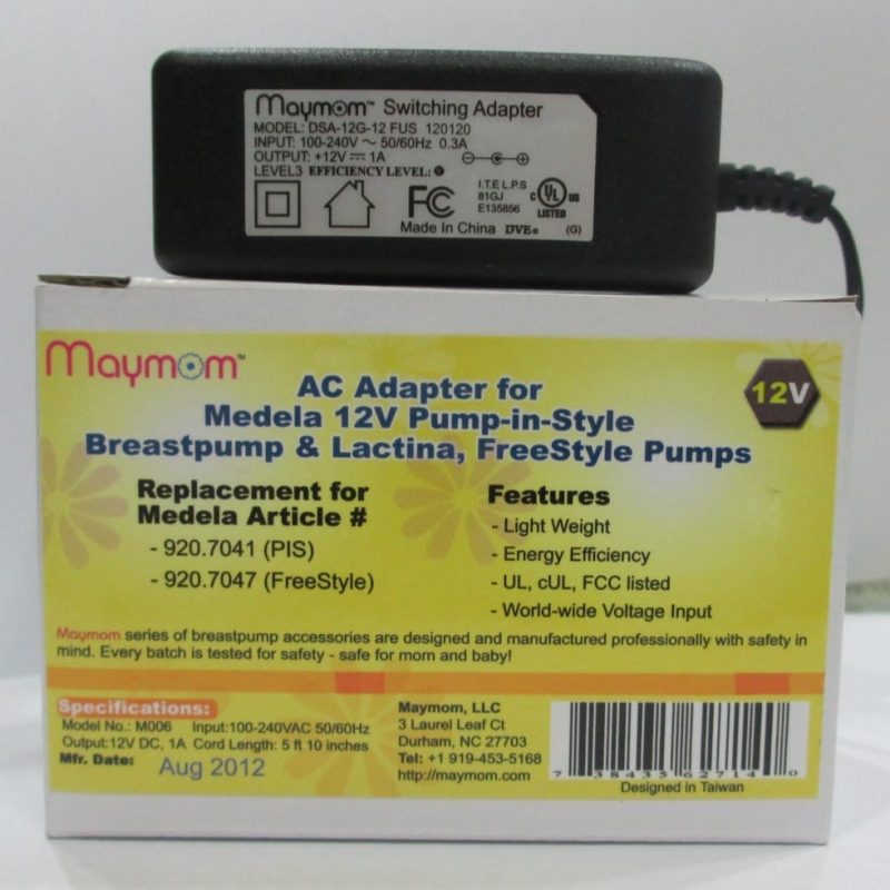 AC ADAPTER FOR MEDELA FREESTYLE PUMP